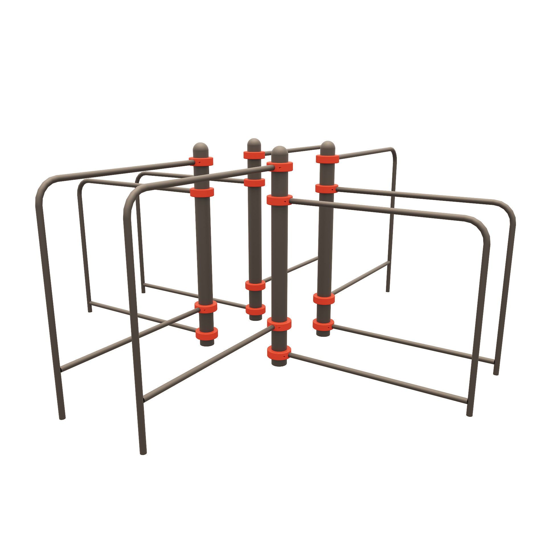 Воркаут-комплекс «Брусья на 4 стороны»